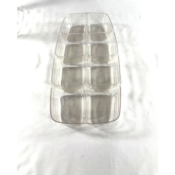 Longaberger Basket 8 Slot Plastic Protector #14733 13.5"L x 6.5"W x 1.75"H - Picture 1 of 1